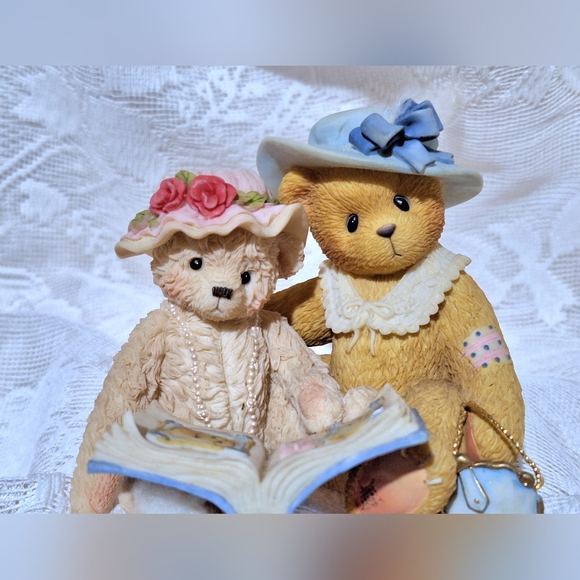 "Tess and Friend" Enesco Cherished Teddies "Things Do Not Change, We Do" @1999 - Picture 2 of 7